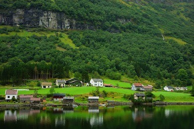 Norwegisch lernen Fjord