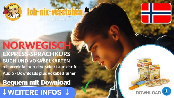 Norwegisch Express-Sprachkurs – schnell und einfach mit Download lernen - Ich-Nix-Vestehen.de