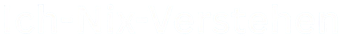 Ich Nix Verstehen Logo